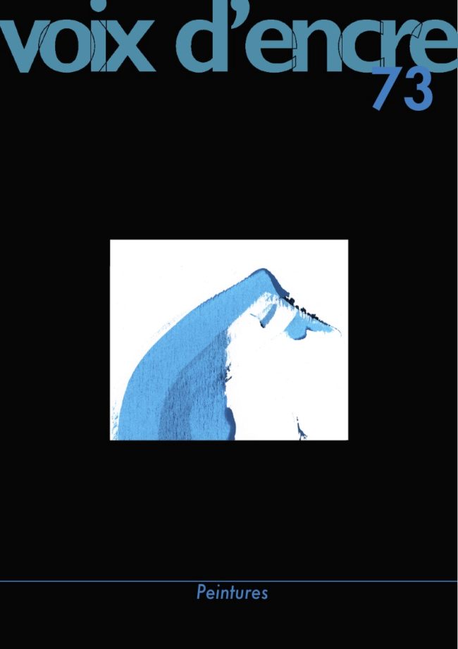 revue Voix d'encre, numéro 73 - 1